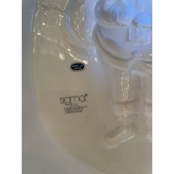 Set Of 3 Vintage Christmas Ceramic Hanging Molds, Santa Claus, Nutcracker, Tree - Picture 6 of 13